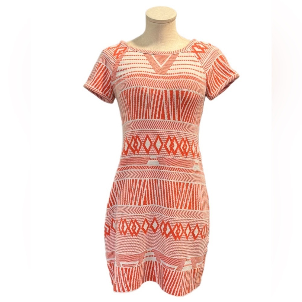 YOANA BARASCHI for Anthropologie stretchy mini tribal pattern mini dress